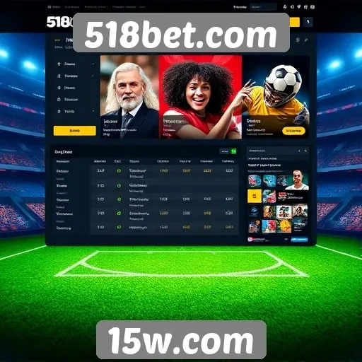 Interface do usuário no 518bet.com é otimizada